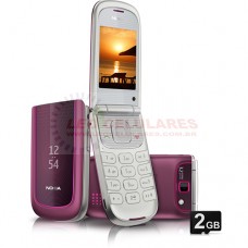 CELULAR NOKIA 3710 ROXO CÂMERA 3.2 MP BLUETOOTH RÁDIO FM MP3 E CARTÃO DE MEMÓRIA